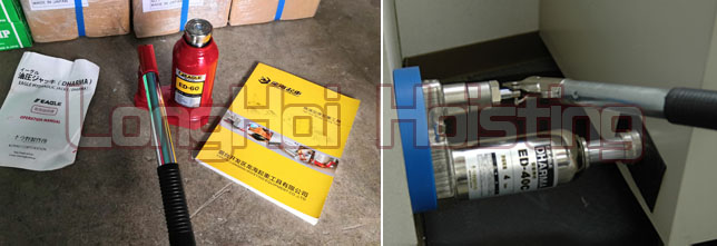 鹰牌液压千斤顶现货及横向使用案例 鹰牌液压千斤顶现货及横向使用案例